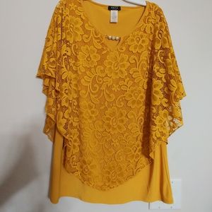 Poncho style blouse